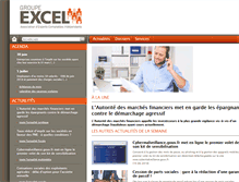 Tablet Screenshot of groupe-excel.expert-infos.com
