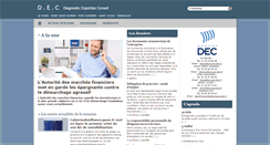 Desktop Screenshot of groupe-dec.expert-infos.com